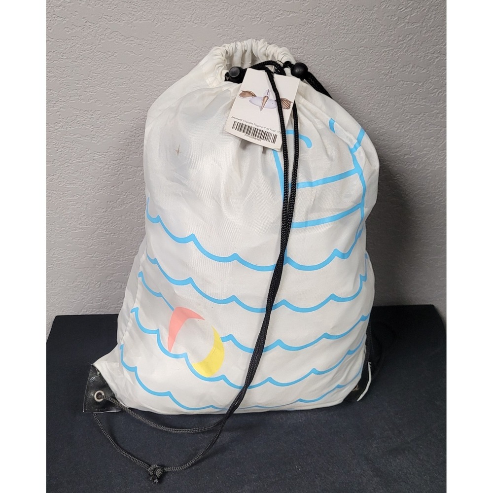 Jasonwell Inflatable Pegasus Pool Float White & Gold New in Carring Bag
